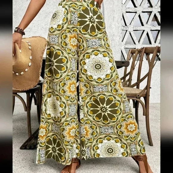 Women Irregular Print Casual Vacation Style - Picture 5 of 6